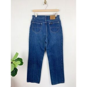Vintage 90s Lee High Waisted Straight Leg Jeans Sz 28
